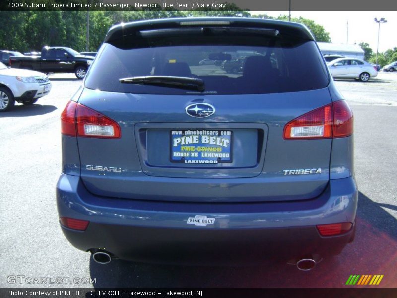 Newport Blue Pearl / Slate Gray 2009 Subaru Tribeca Limited 7 Passenger