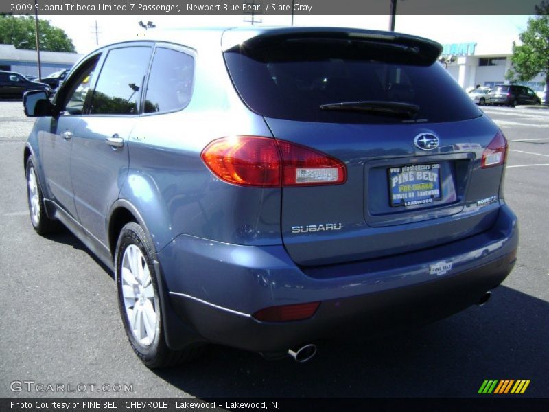 Newport Blue Pearl / Slate Gray 2009 Subaru Tribeca Limited 7 Passenger