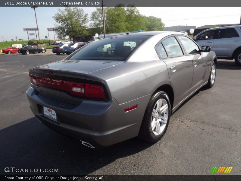 Tungsten Metallic / Black 2011 Dodge Charger Rallye