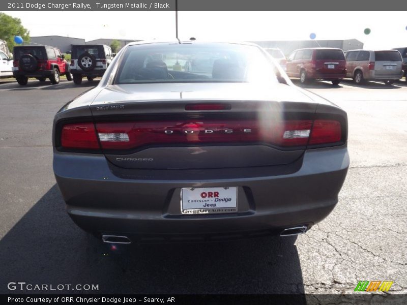 Tungsten Metallic / Black 2011 Dodge Charger Rallye