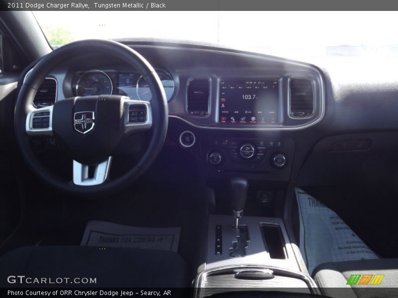 Tungsten Metallic / Black 2011 Dodge Charger Rallye