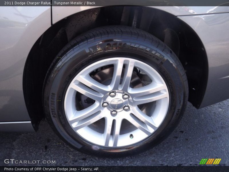 Tungsten Metallic / Black 2011 Dodge Charger Rallye