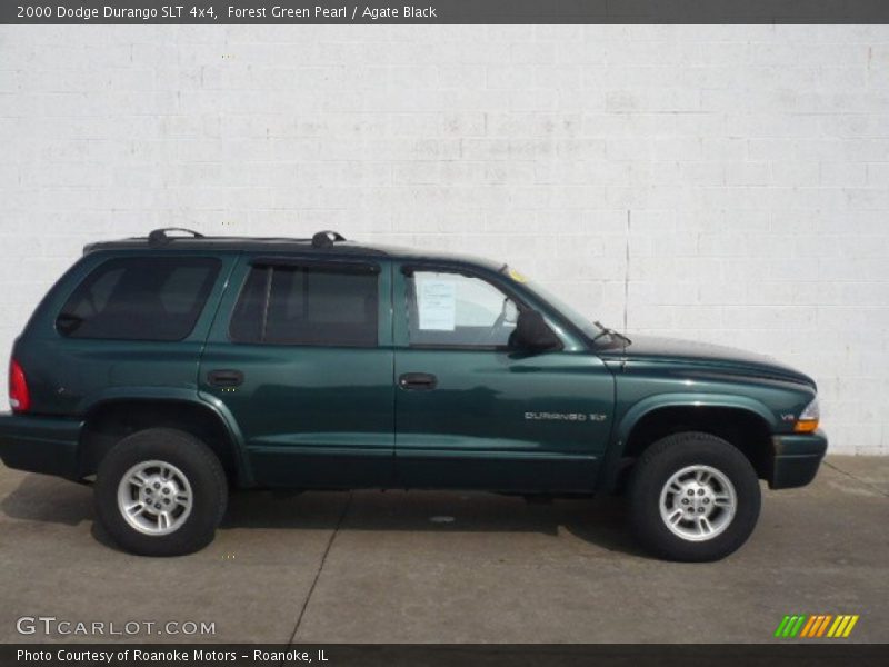 Forest Green Pearl / Agate Black 2000 Dodge Durango SLT 4x4