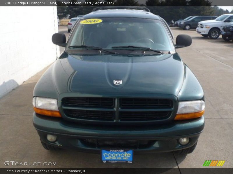 Forest Green Pearl / Agate Black 2000 Dodge Durango SLT 4x4
