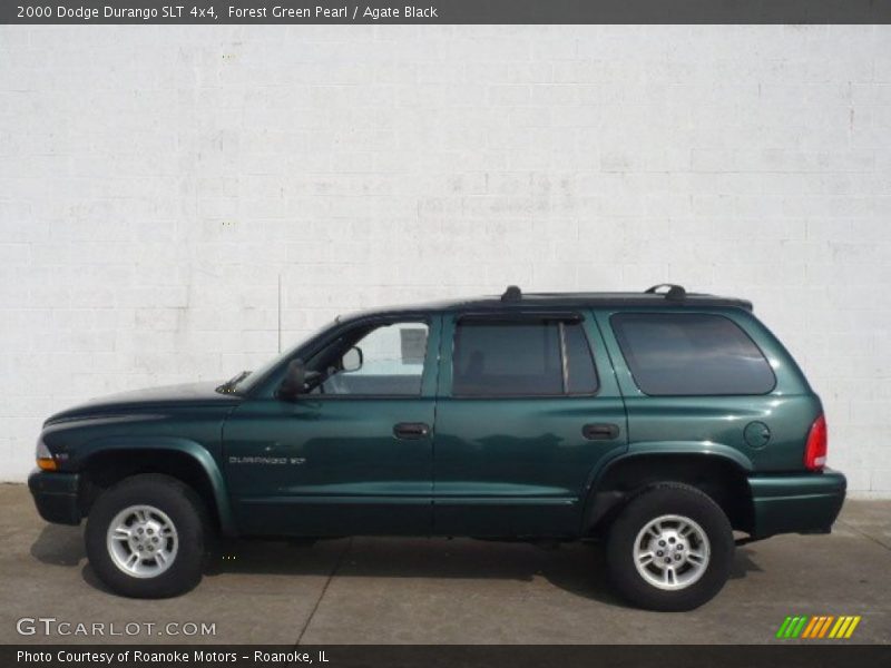 Forest Green Pearl / Agate Black 2000 Dodge Durango SLT 4x4