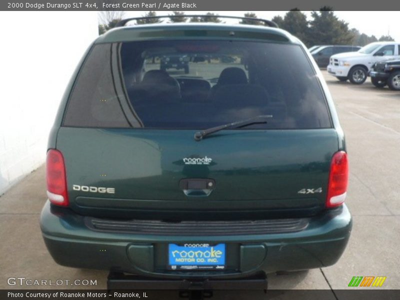 Forest Green Pearl / Agate Black 2000 Dodge Durango SLT 4x4