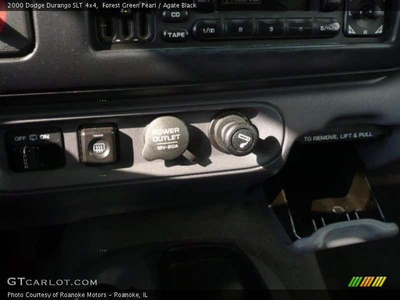 Forest Green Pearl / Agate Black 2000 Dodge Durango SLT 4x4