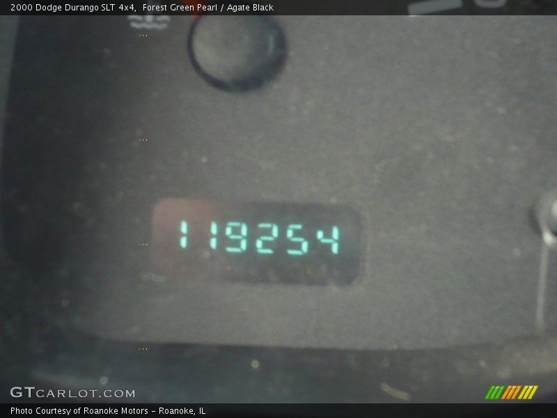 Forest Green Pearl / Agate Black 2000 Dodge Durango SLT 4x4