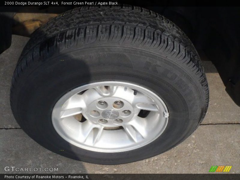 Forest Green Pearl / Agate Black 2000 Dodge Durango SLT 4x4