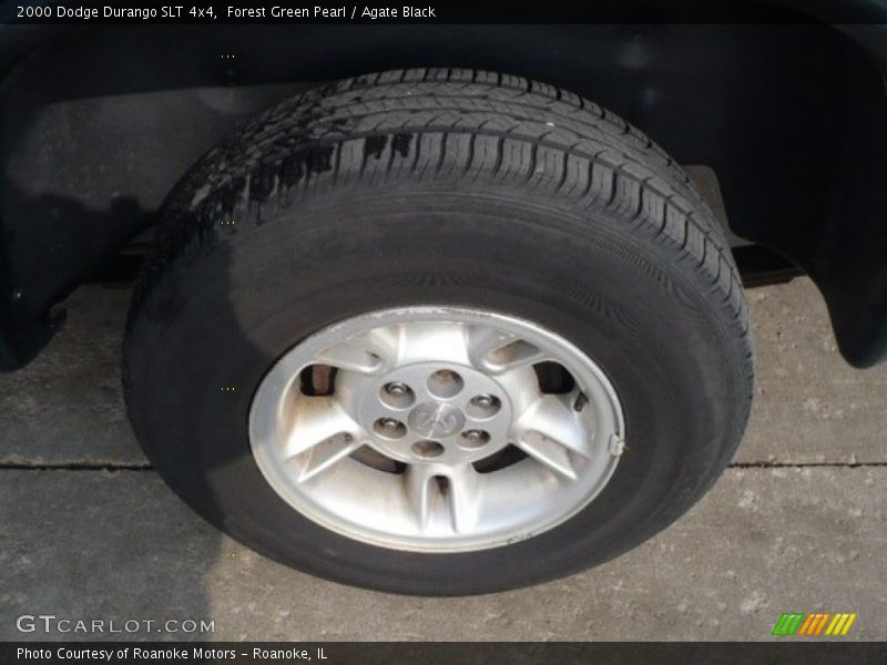Forest Green Pearl / Agate Black 2000 Dodge Durango SLT 4x4