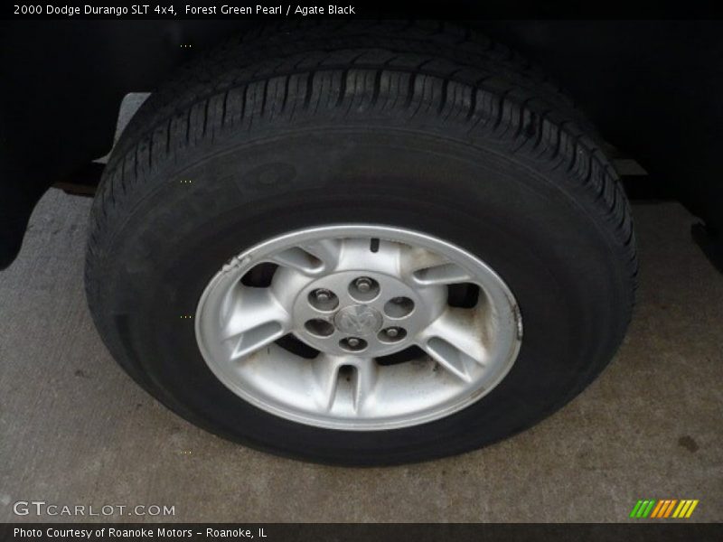 Forest Green Pearl / Agate Black 2000 Dodge Durango SLT 4x4