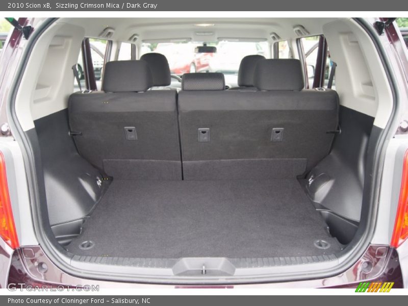 Sizzling Crimson Mica / Dark Gray 2010 Scion xB