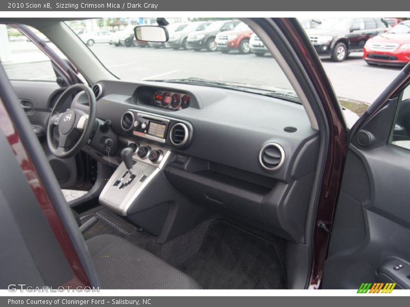 Sizzling Crimson Mica / Dark Gray 2010 Scion xB