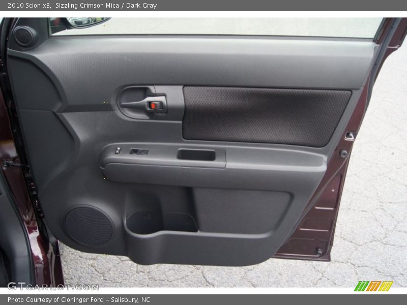 Sizzling Crimson Mica / Dark Gray 2010 Scion xB