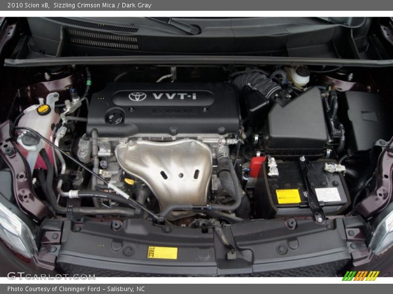 Sizzling Crimson Mica / Dark Gray 2010 Scion xB