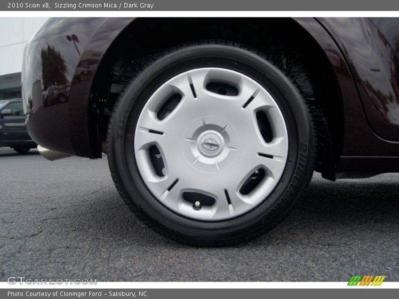 Sizzling Crimson Mica / Dark Gray 2010 Scion xB