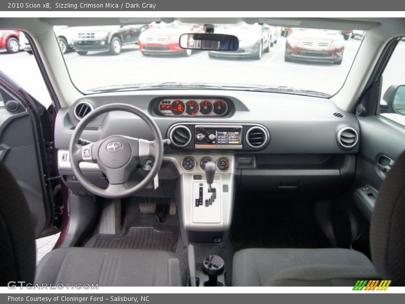 Sizzling Crimson Mica / Dark Gray 2010 Scion xB