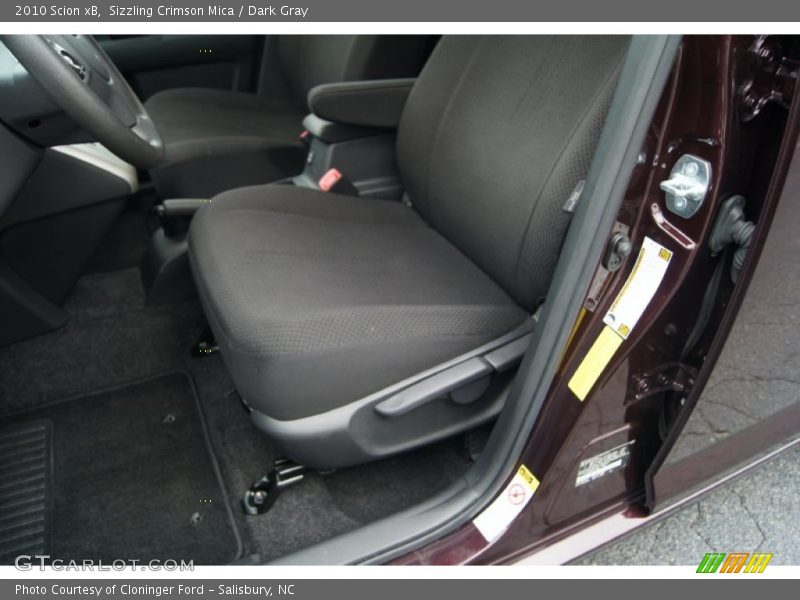 Sizzling Crimson Mica / Dark Gray 2010 Scion xB