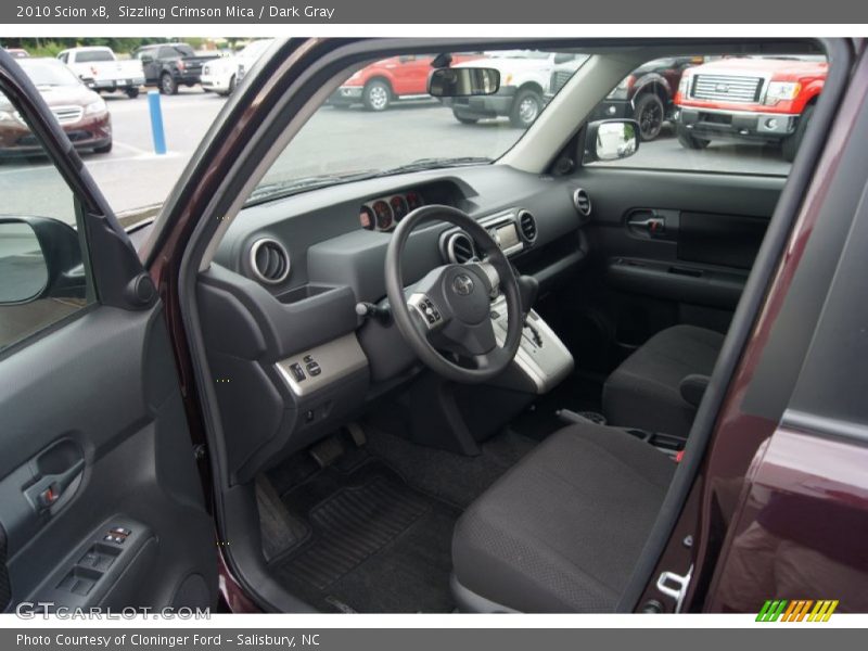 Sizzling Crimson Mica / Dark Gray 2010 Scion xB