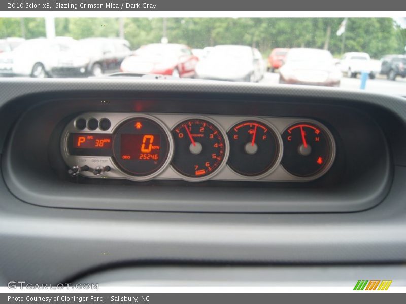 Sizzling Crimson Mica / Dark Gray 2010 Scion xB