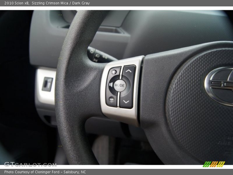 Sizzling Crimson Mica / Dark Gray 2010 Scion xB