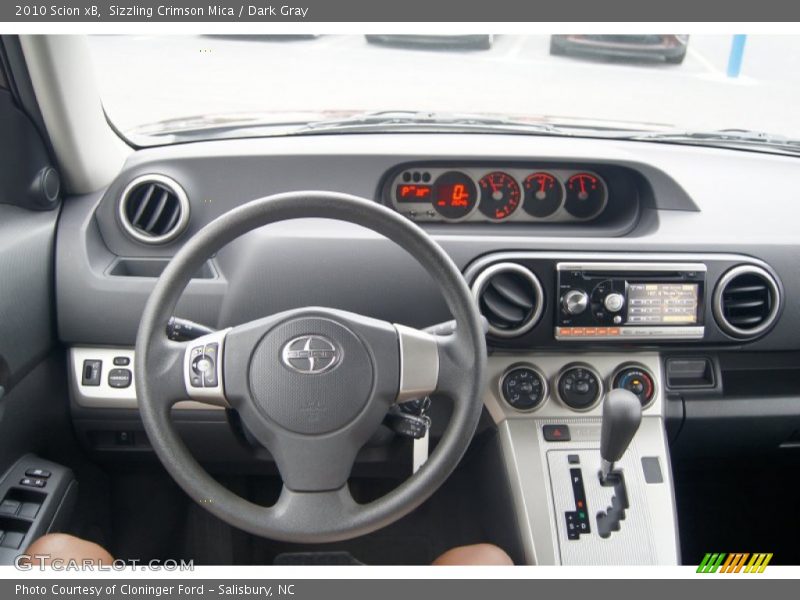 Sizzling Crimson Mica / Dark Gray 2010 Scion xB