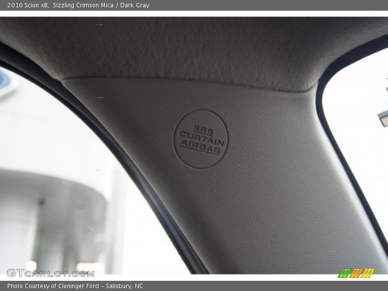 Sizzling Crimson Mica / Dark Gray 2010 Scion xB