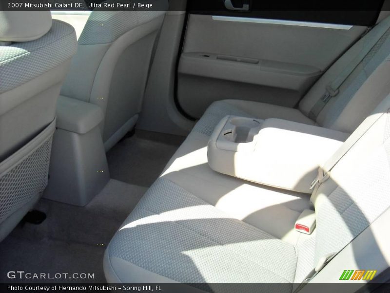 Ultra Red Pearl / Beige 2007 Mitsubishi Galant DE