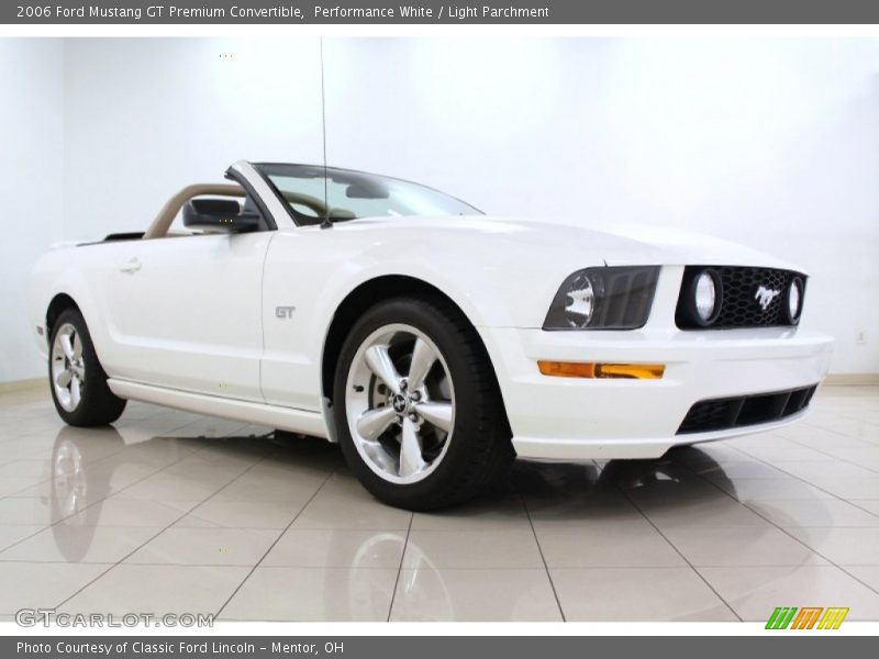 Performance White / Light Parchment 2006 Ford Mustang GT Premium Convertible