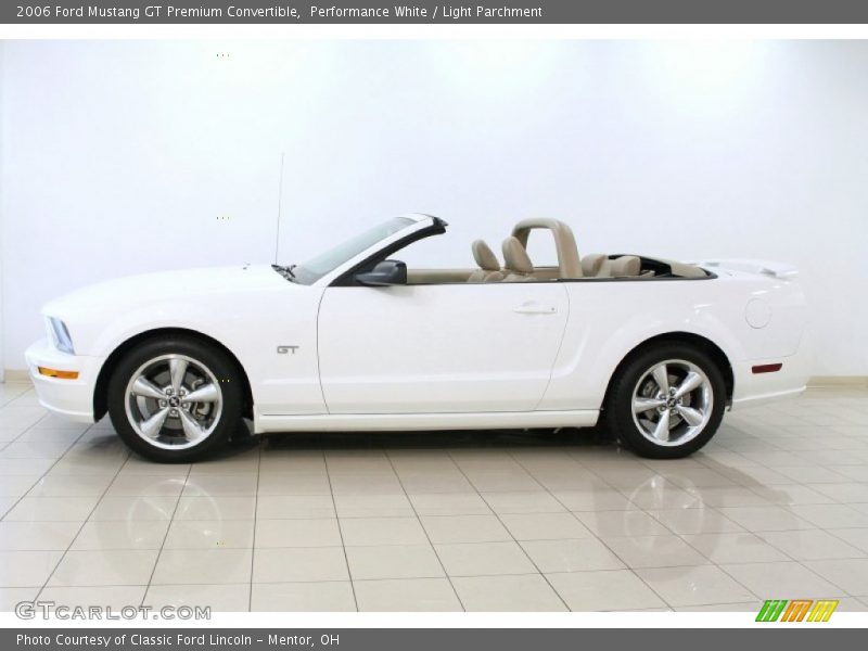 Performance White / Light Parchment 2006 Ford Mustang GT Premium Convertible