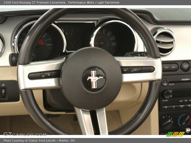 Performance White / Light Parchment 2006 Ford Mustang GT Premium Convertible