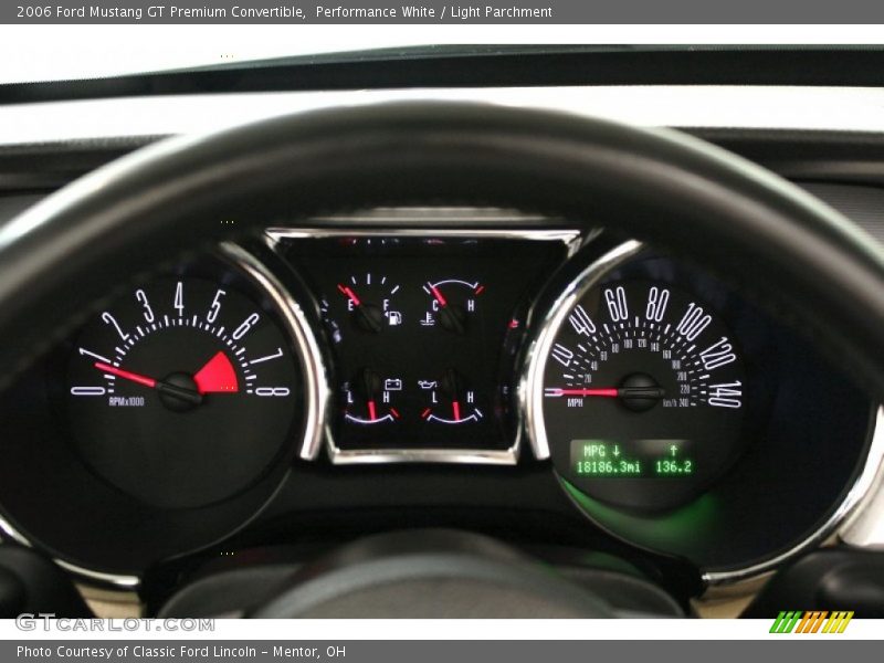 Performance White / Light Parchment 2006 Ford Mustang GT Premium Convertible