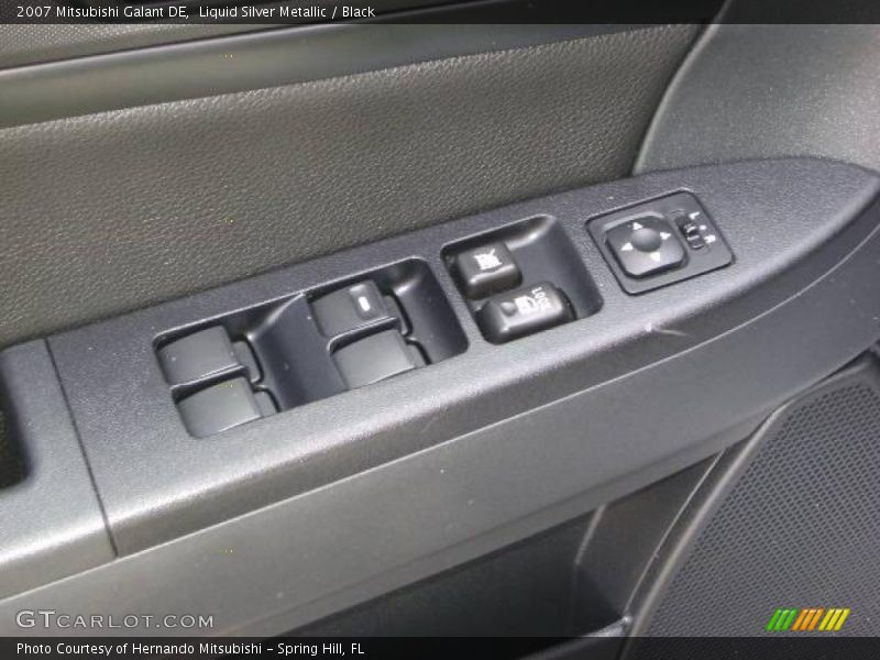 Liquid Silver Metallic / Black 2007 Mitsubishi Galant DE