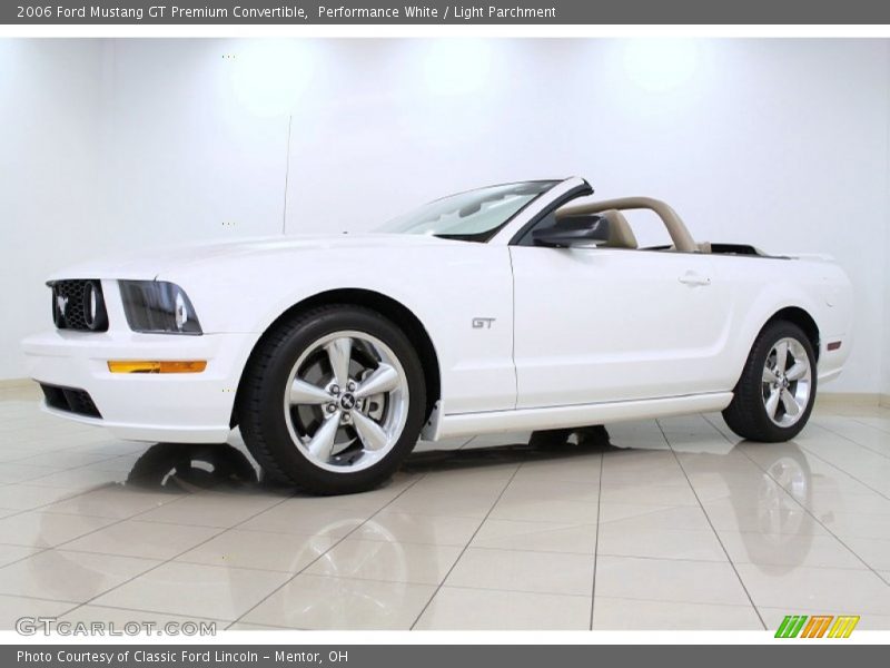 Performance White / Light Parchment 2006 Ford Mustang GT Premium Convertible