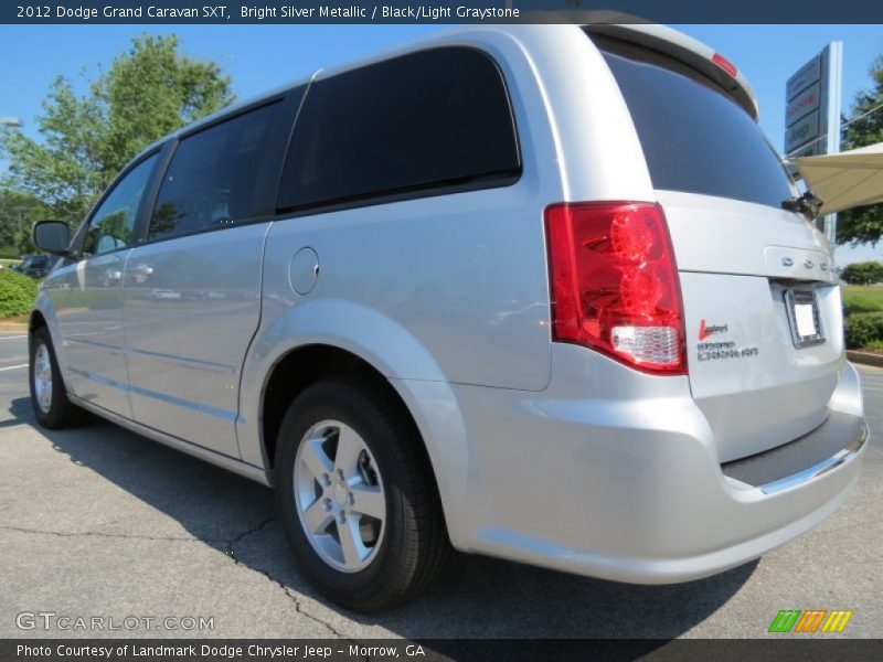 Bright Silver Metallic / Black/Light Graystone 2012 Dodge Grand Caravan SXT