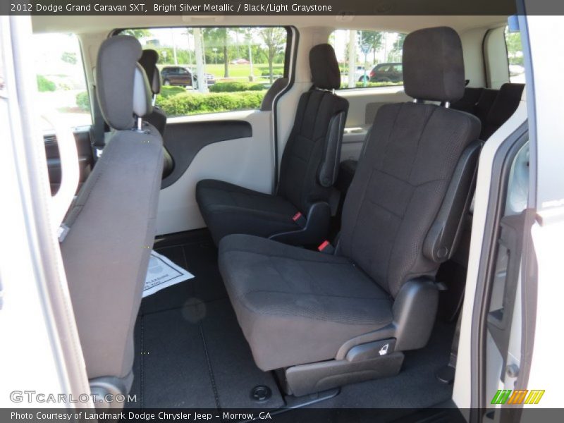 Bright Silver Metallic / Black/Light Graystone 2012 Dodge Grand Caravan SXT