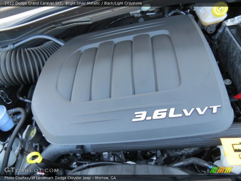 Bright Silver Metallic / Black/Light Graystone 2012 Dodge Grand Caravan SXT