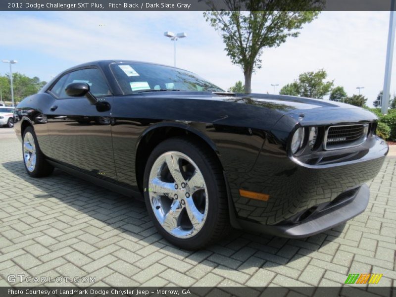 Pitch Black / Dark Slate Gray 2012 Dodge Challenger SXT Plus