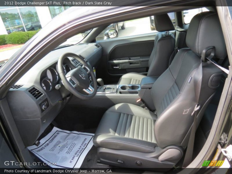 Pitch Black / Dark Slate Gray 2012 Dodge Challenger SXT Plus