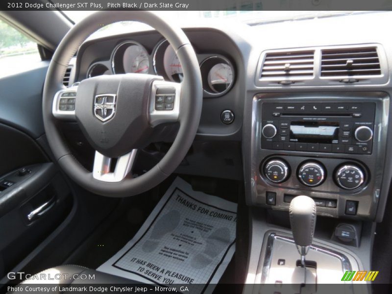 Pitch Black / Dark Slate Gray 2012 Dodge Challenger SXT Plus