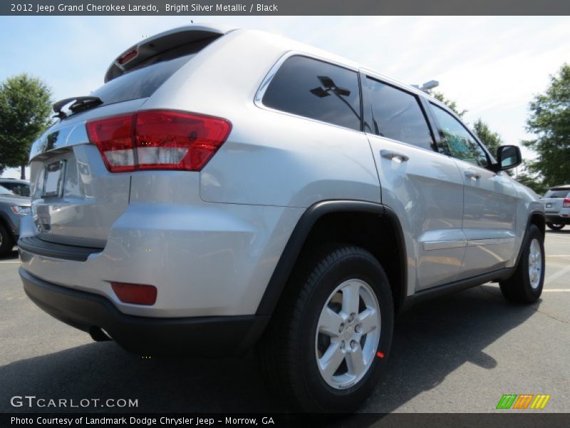 Bright Silver Metallic / Black 2012 Jeep Grand Cherokee Laredo