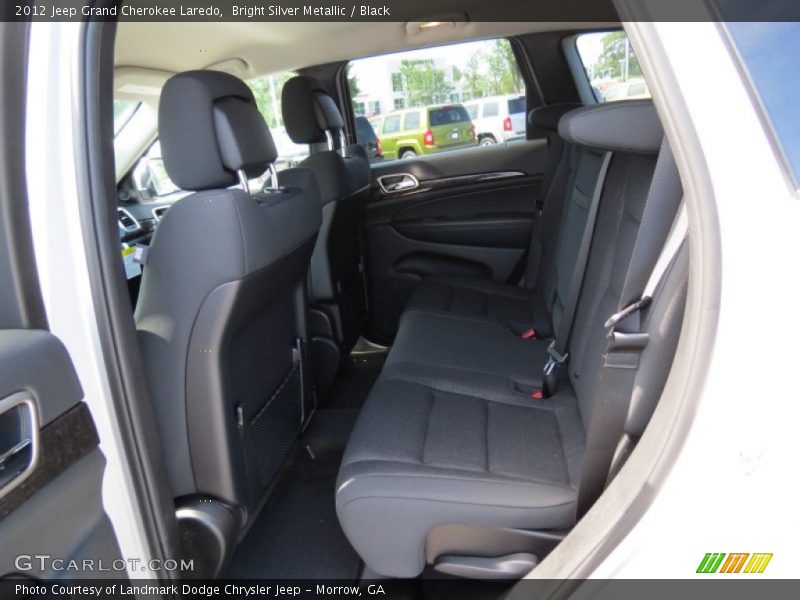 Bright Silver Metallic / Black 2012 Jeep Grand Cherokee Laredo