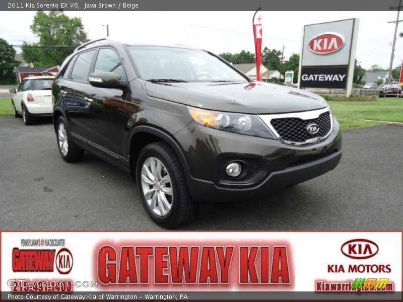 Java Brown / Beige 2011 Kia Sorento EX V6