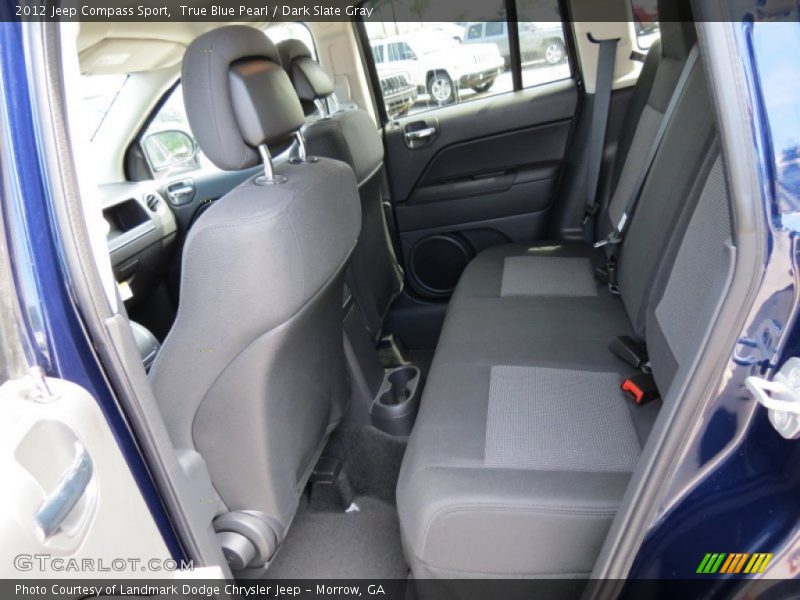True Blue Pearl / Dark Slate Gray 2012 Jeep Compass Sport