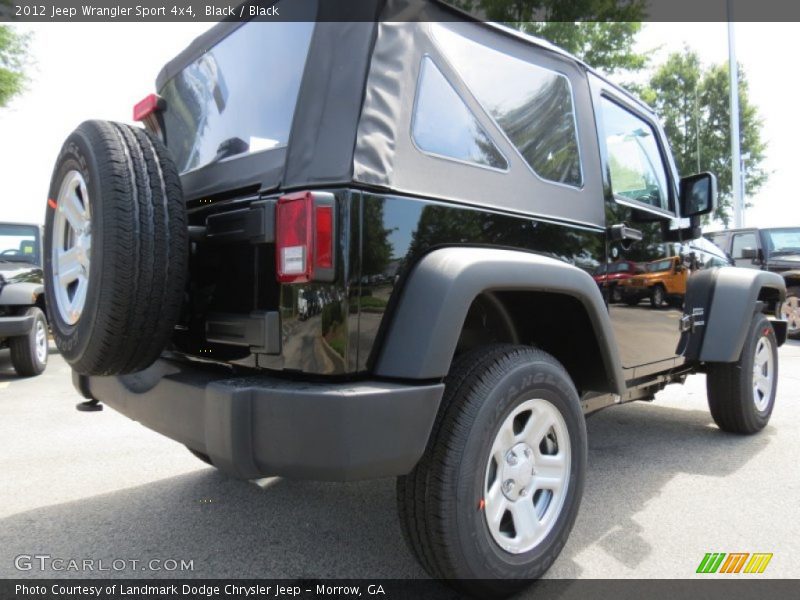 Black / Black 2012 Jeep Wrangler Sport 4x4