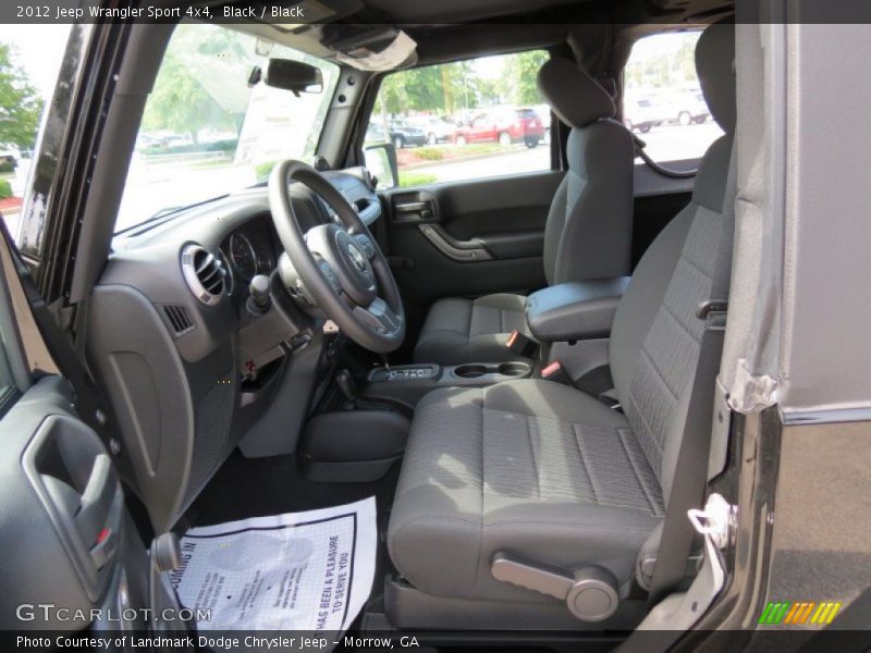 Black / Black 2012 Jeep Wrangler Sport 4x4