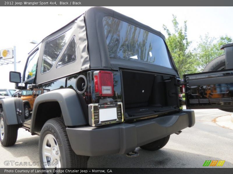 Black / Black 2012 Jeep Wrangler Sport 4x4