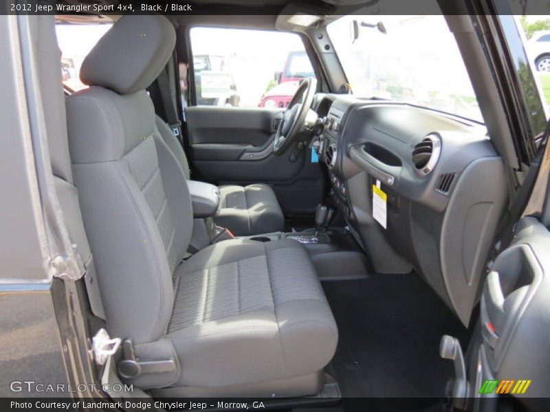Black / Black 2012 Jeep Wrangler Sport 4x4
