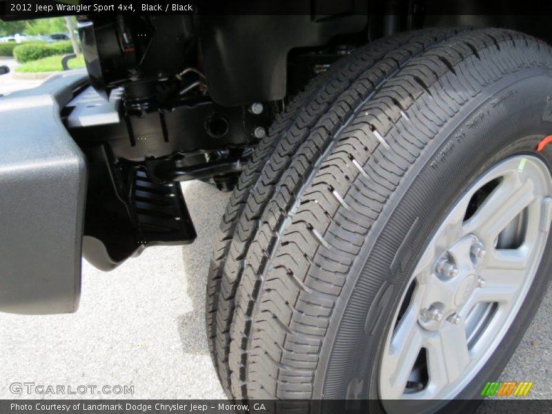 Black / Black 2012 Jeep Wrangler Sport 4x4