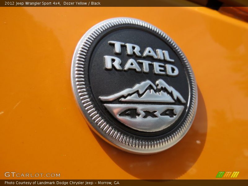 Dozer Yellow / Black 2012 Jeep Wrangler Sport 4x4